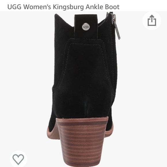 UGG womens Kingsburg Ankle boot black 6.5 - Picture 12 of 14
